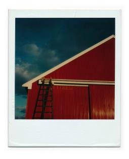 Polaroid SX70 #154 – Red Barn