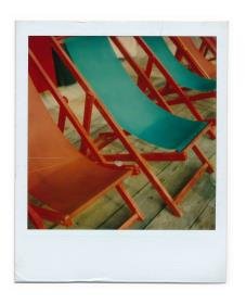 Polaroid SC70 #067 – Italian Beach Chairs II