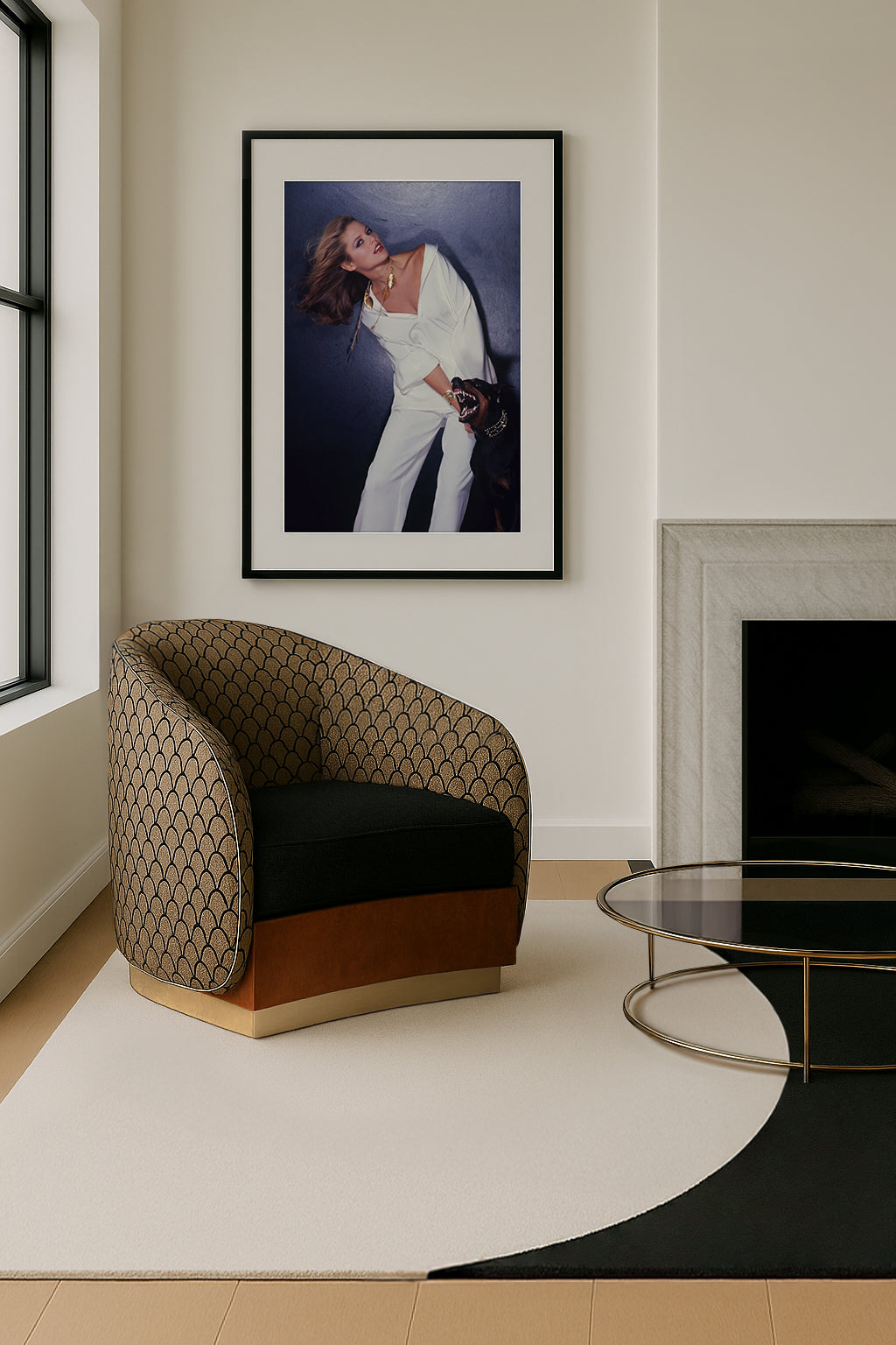 CHRISTIE BRINKLEY & WHISKEY II, 1977