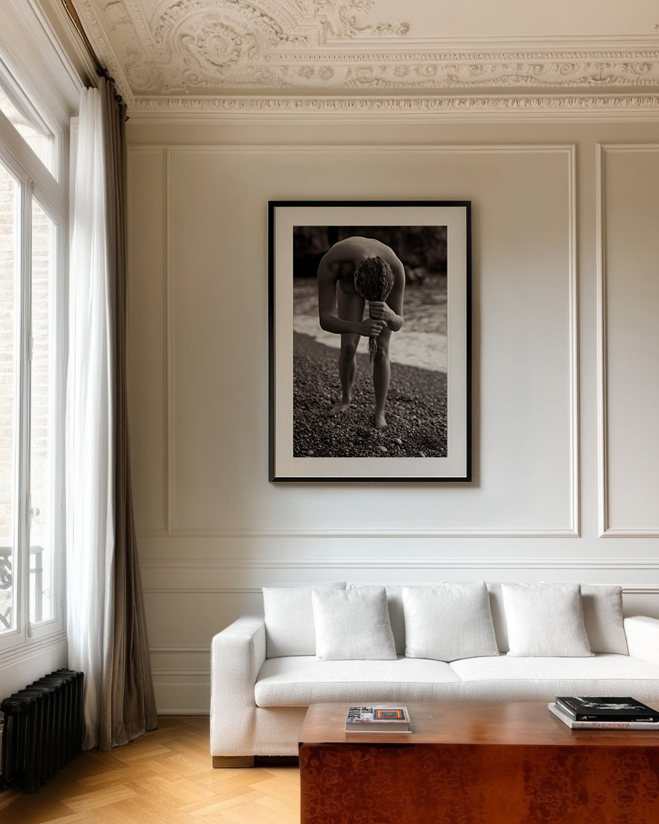 Emma, Nu, Positano, Italie, 2000