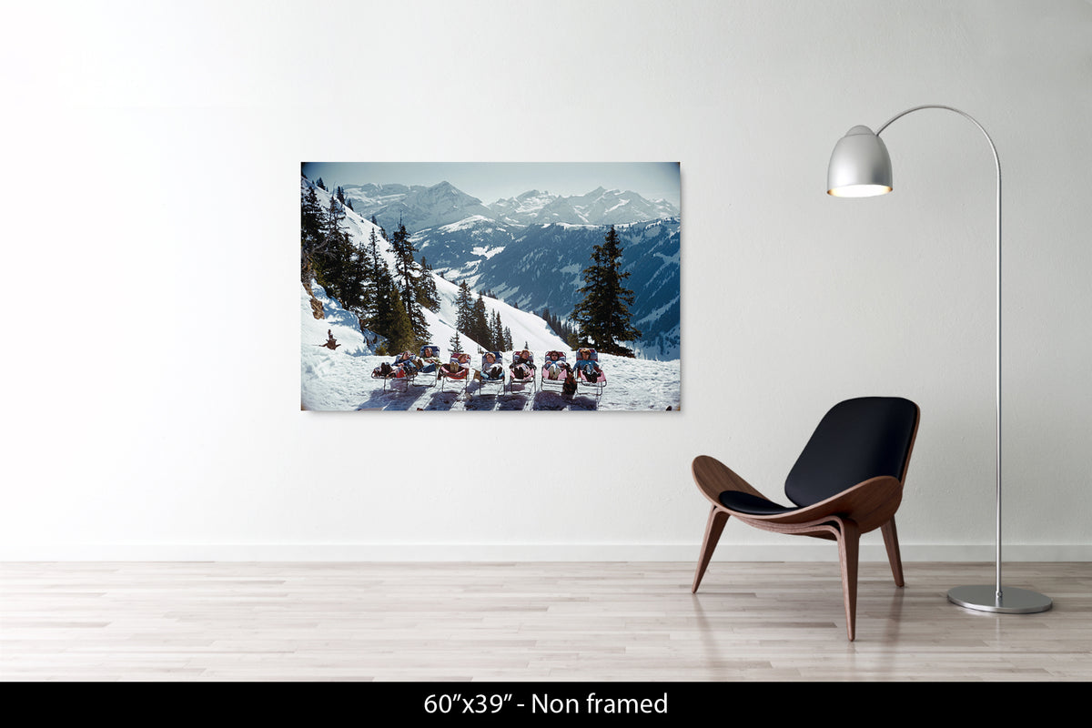 Lounging In Gstaad, 1961