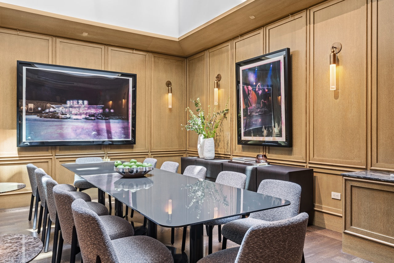 Our latest installation in Greenwich Village: A Photography Collection Shaped by Architecture inside a Robert A.M. Stern Resi dence