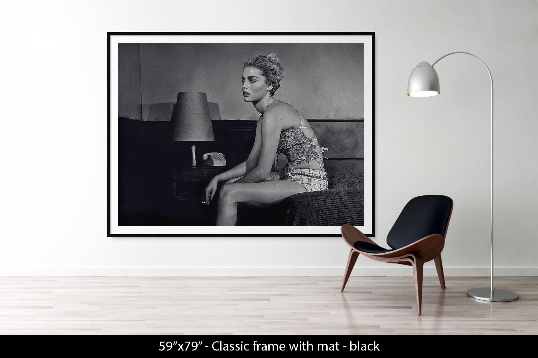 Fanny and the motel room, Los Angeles 2003