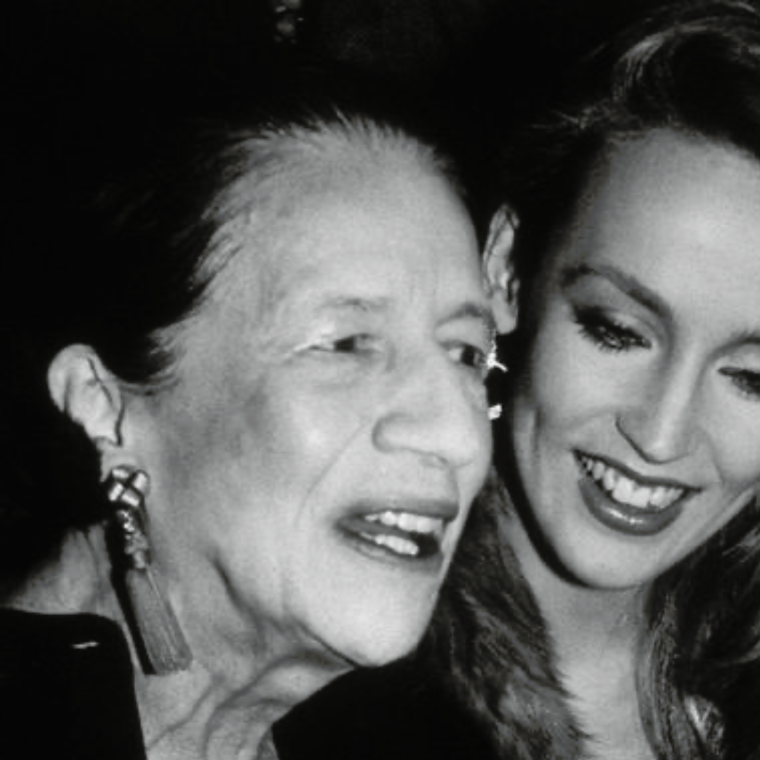 DIANA VREELAND AND JERRY HALL