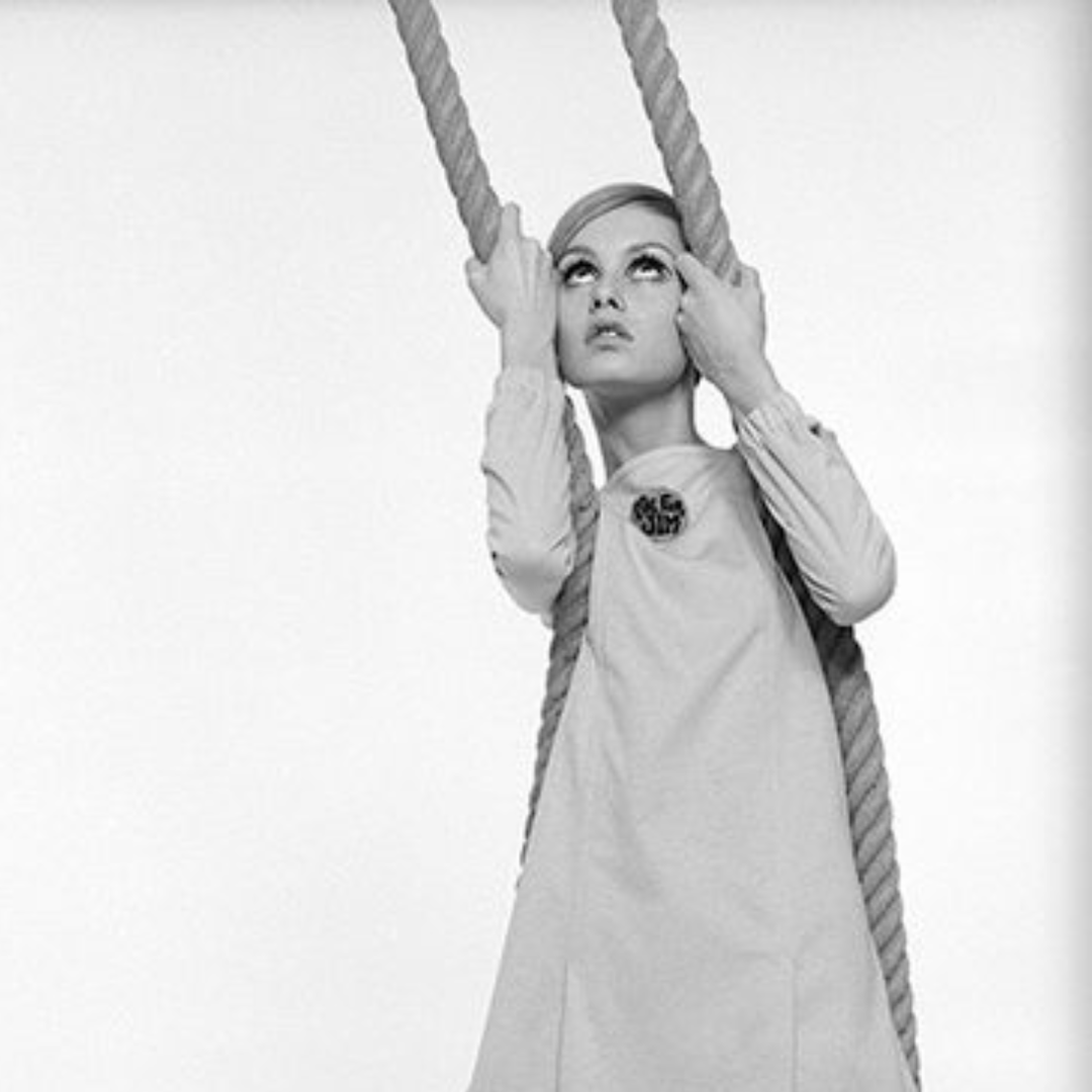 Twiggy, British Vogue, 1967.