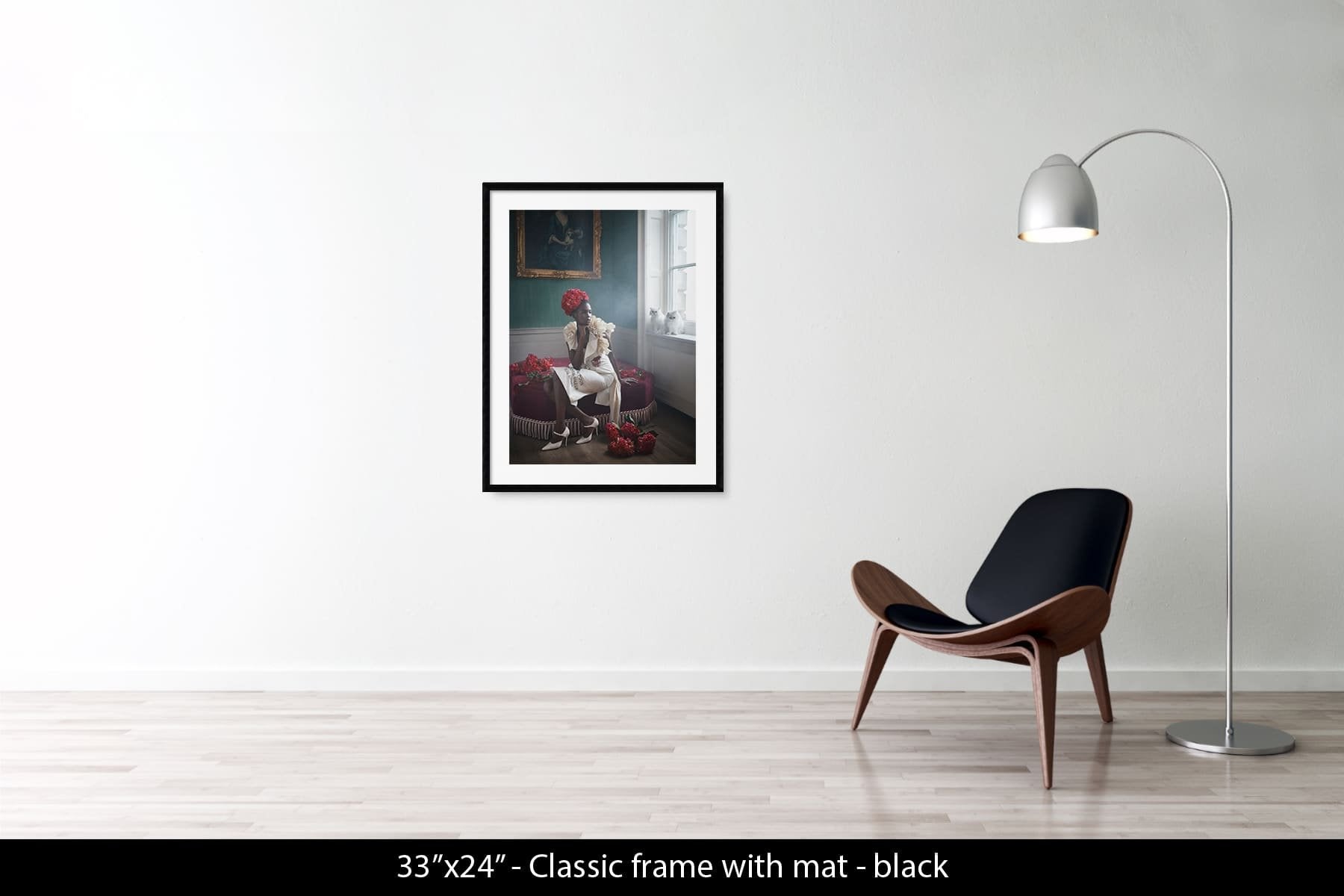 Amito with red roses, London, 2019