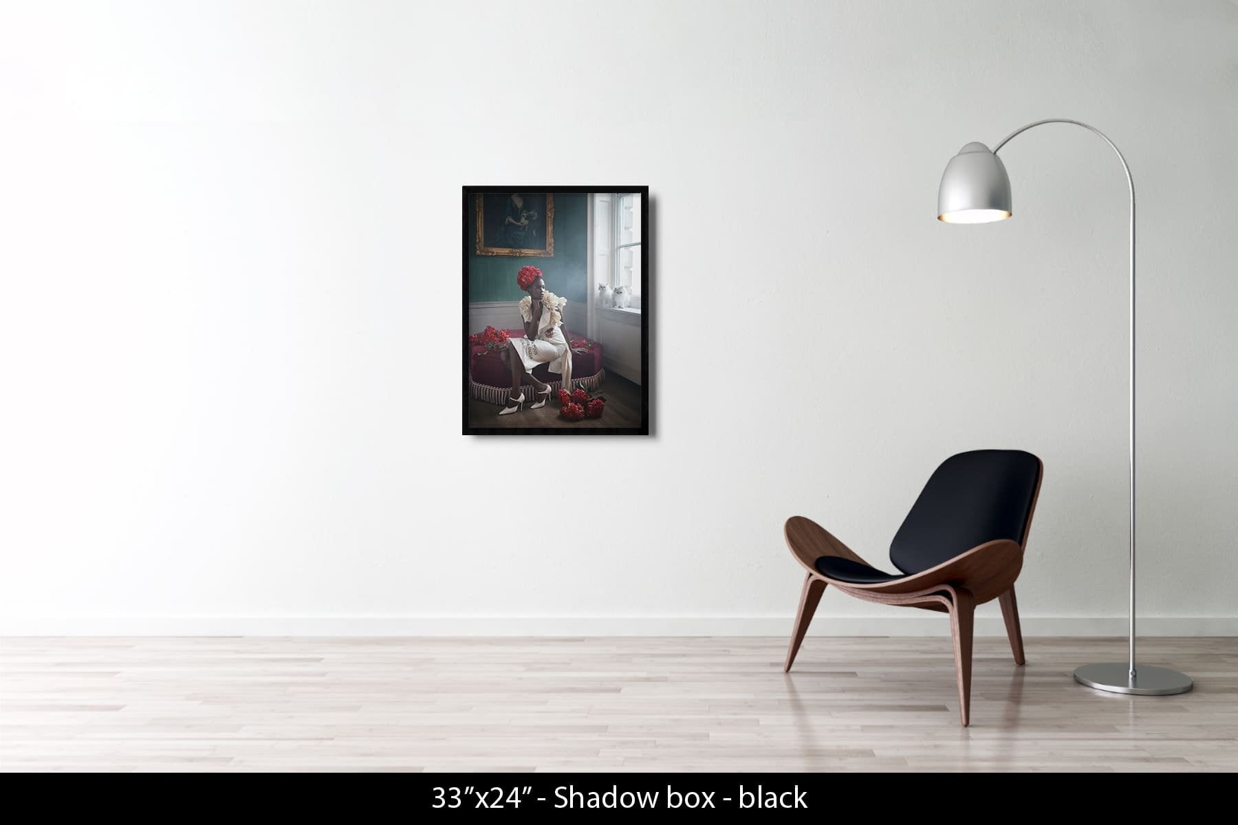 Amito with red roses, London, 2019