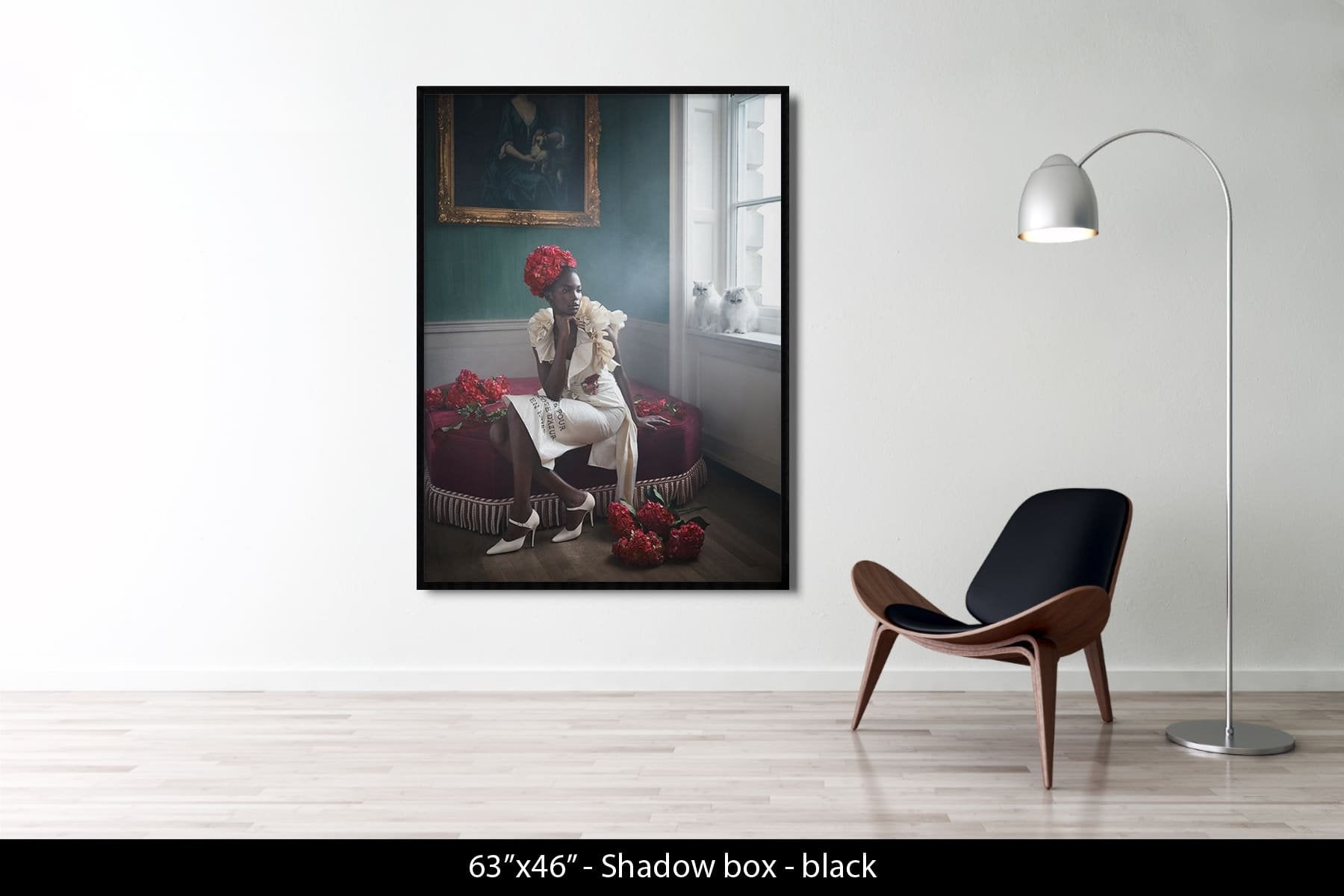 Amito with red roses, London, 2019