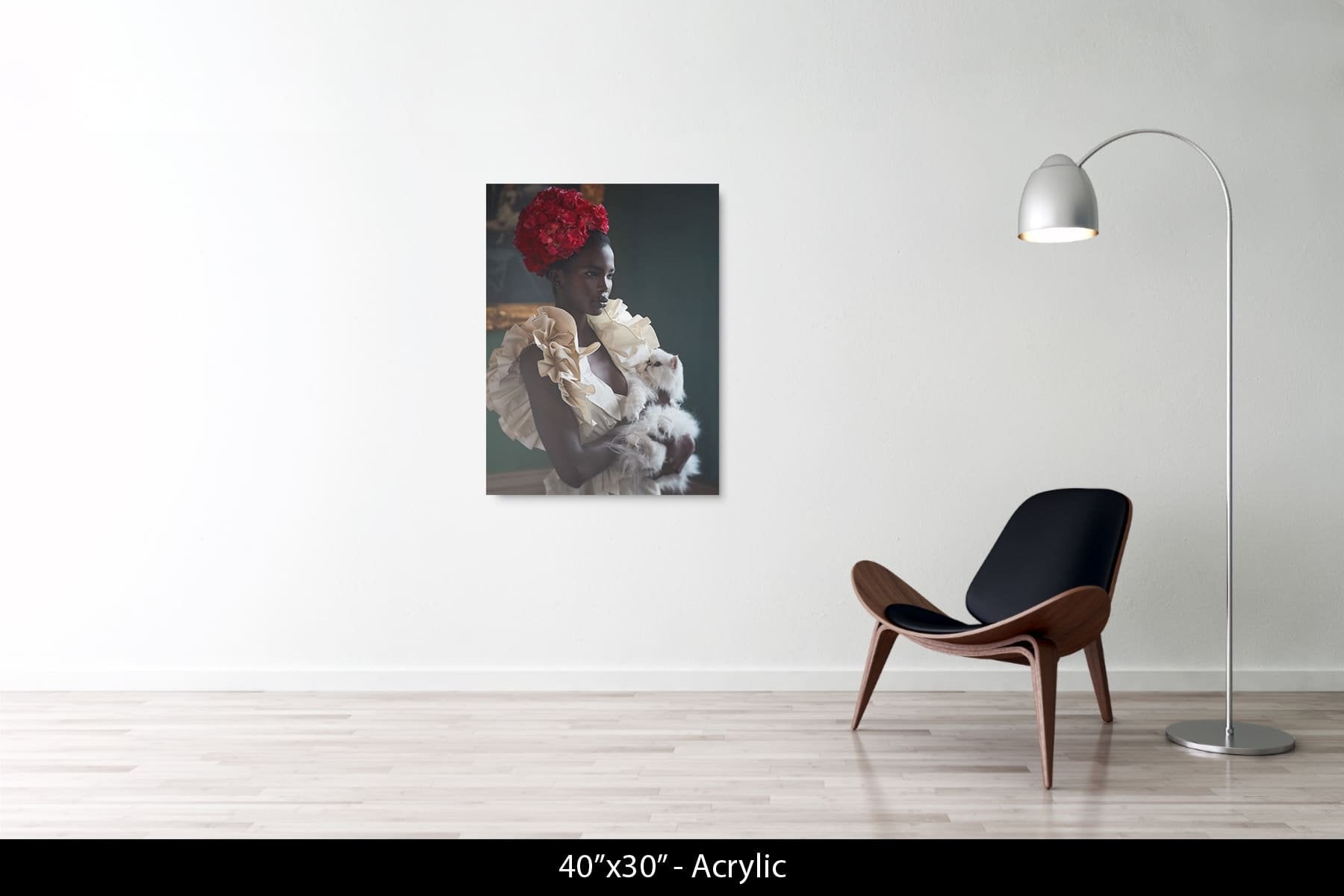 Amito with cat, London, 2019