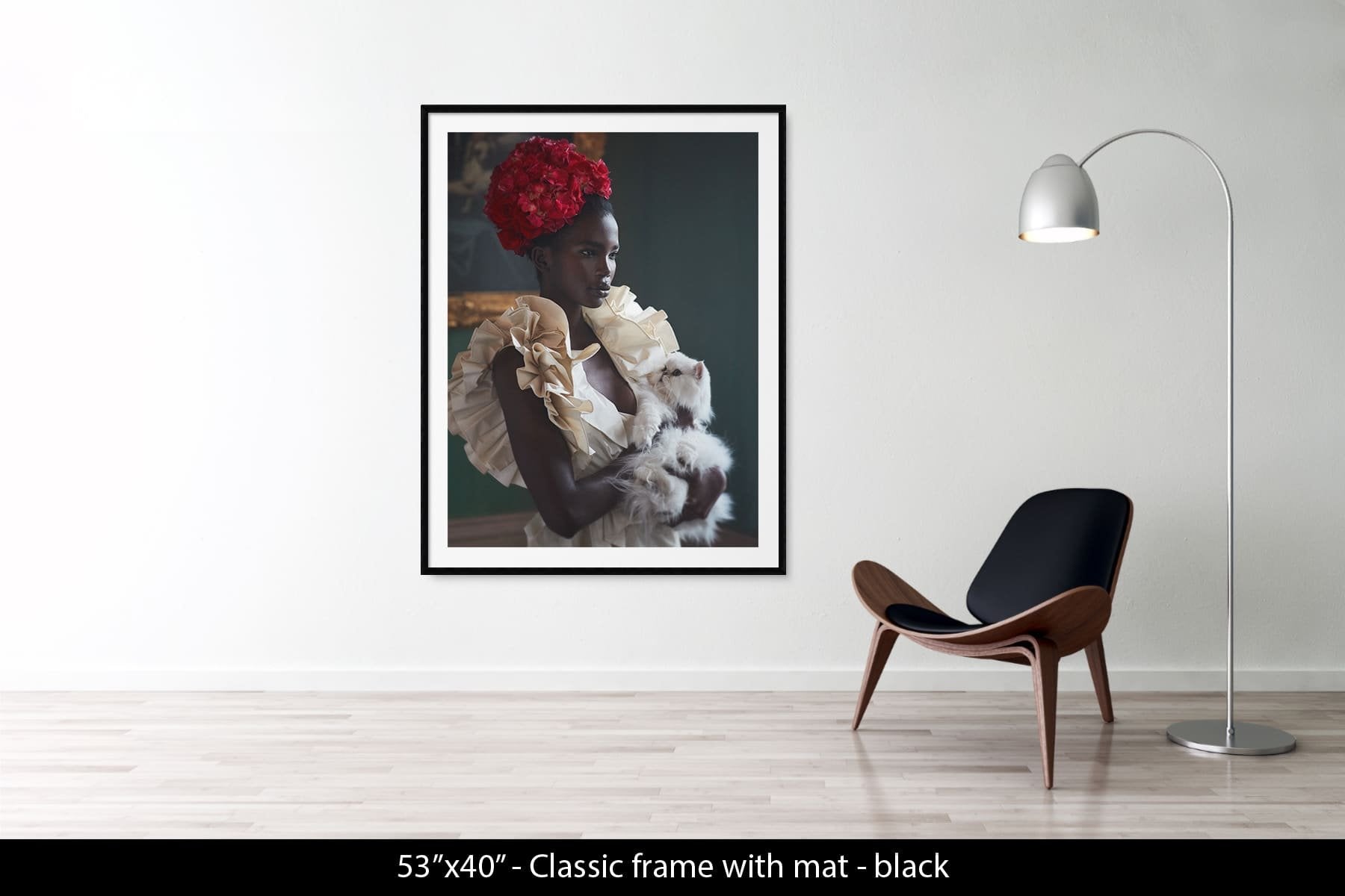 Amito with cat, London, 2019