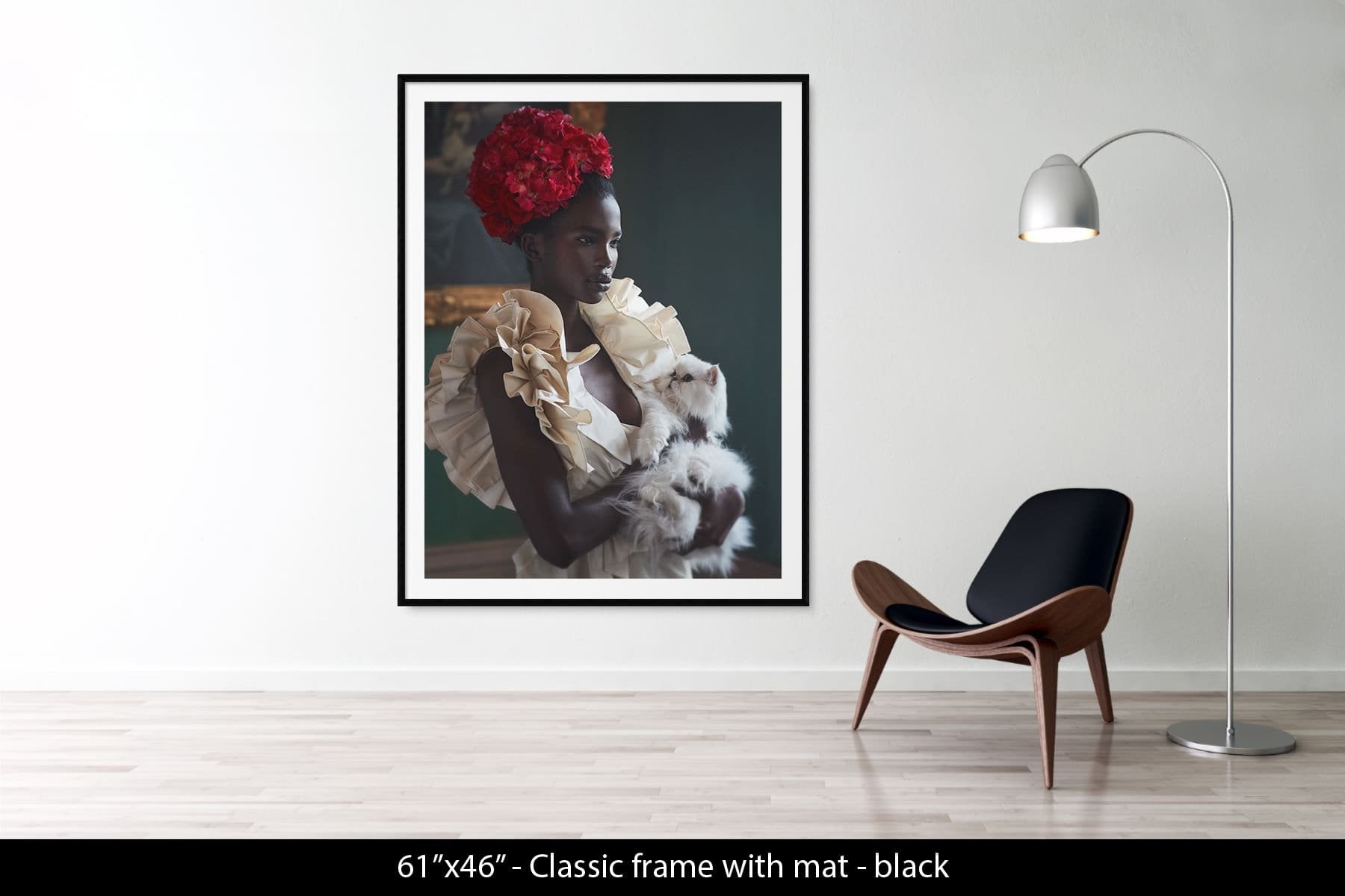 Amito with cat, London, 2019