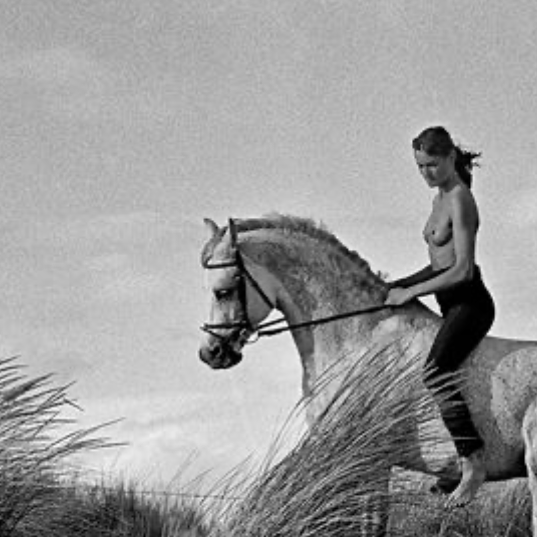 Sandrine, Cavalière, Camargue 1997