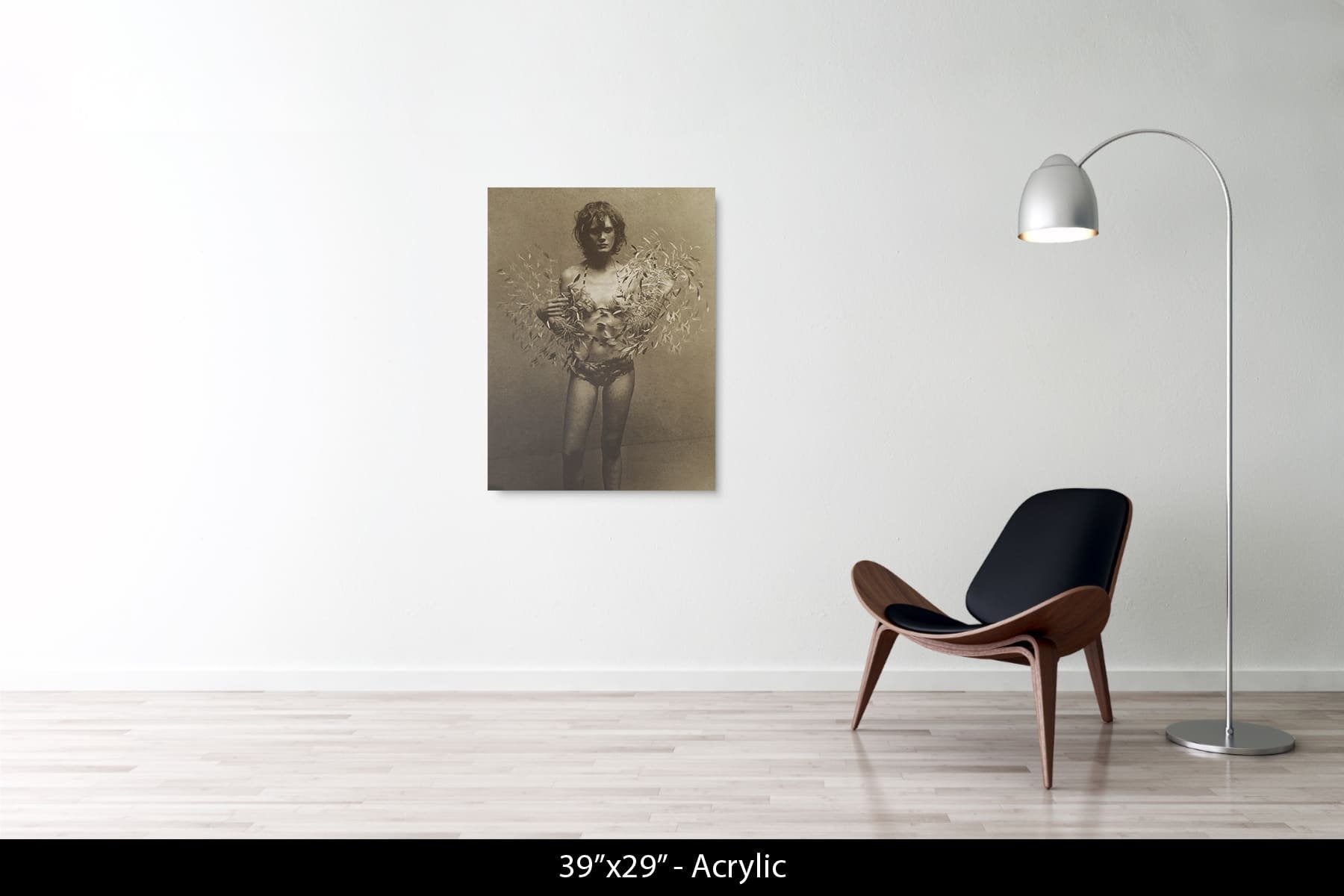 Emily with feathers, Paris 1998