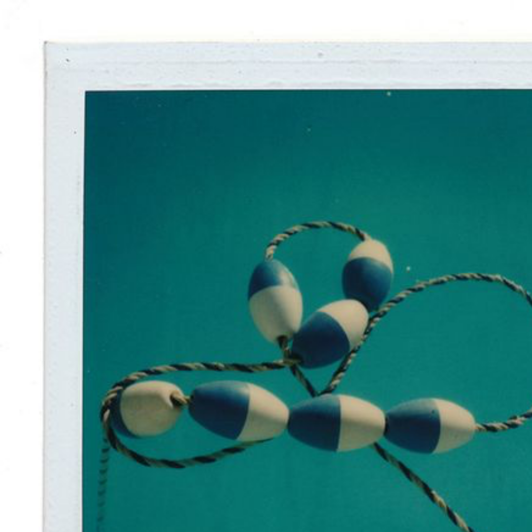 Polaroid SX70 #064 – Pool Buoys Mougins, France 1980