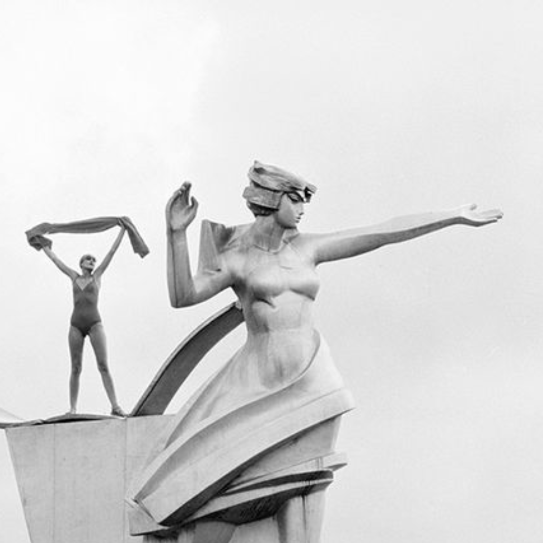 Jerry Hall Red Square 2, 1976