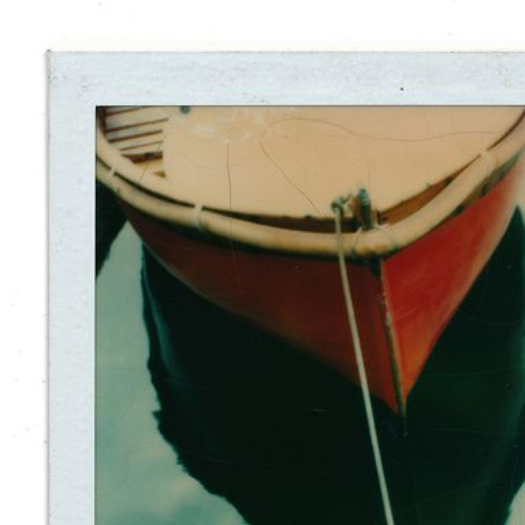 Polaroid SX70 #075 – Red Boat Portofino 1984