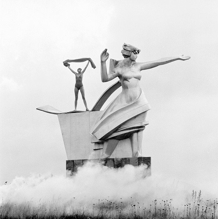 Jerry Hall Red Square 2, 1976