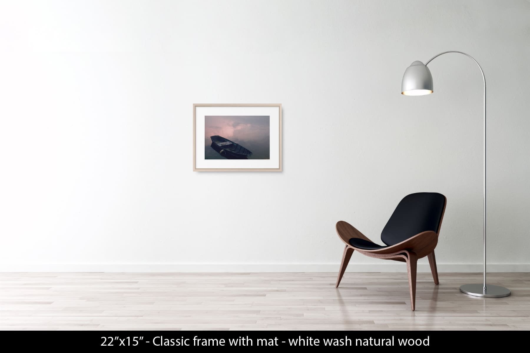 Evening Sunset Reflections and an Old Boat - 1984 – Robert Farber