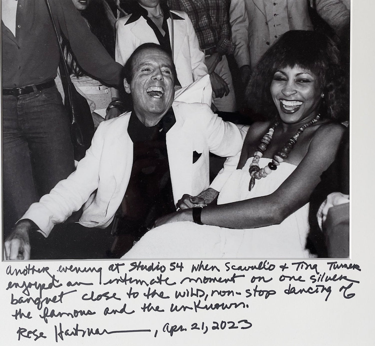 TINA TURNER AND FRANCESCO SCAVULLO