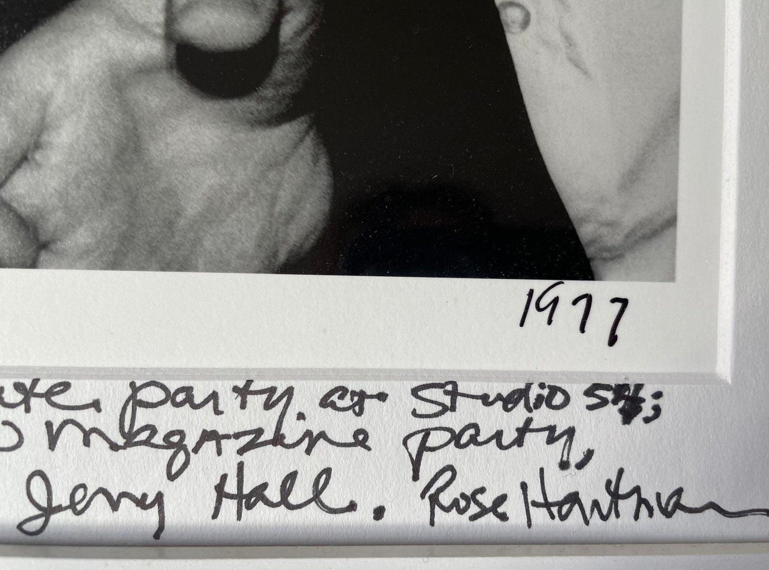 JERRY HALL AND ANDY WARHOL