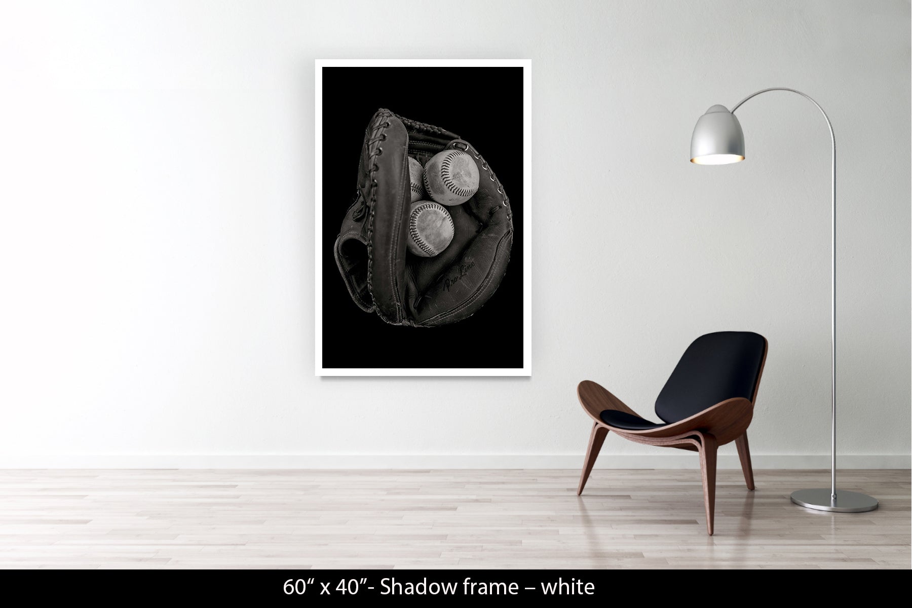 MITT WITH BASEBALLS. LOS ANGELES, CALIFORNIA, 2014