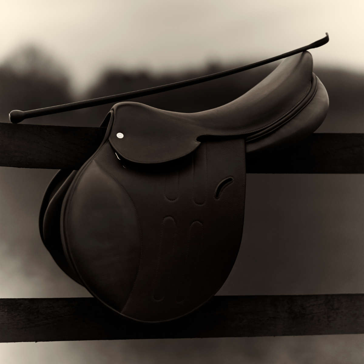 ENGLISH RIDING SADDLE. ENGLAND, 2014