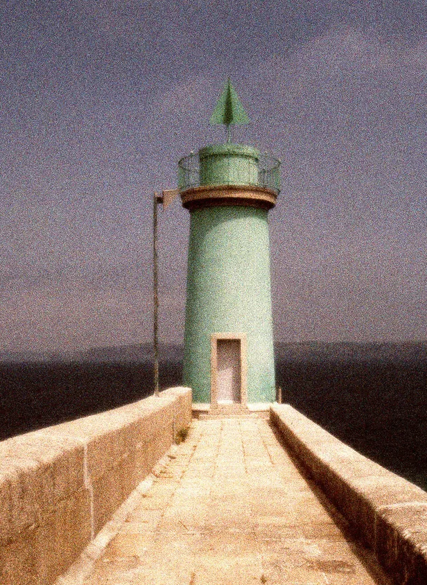 Green Lighthouse Honfleur France – 1982