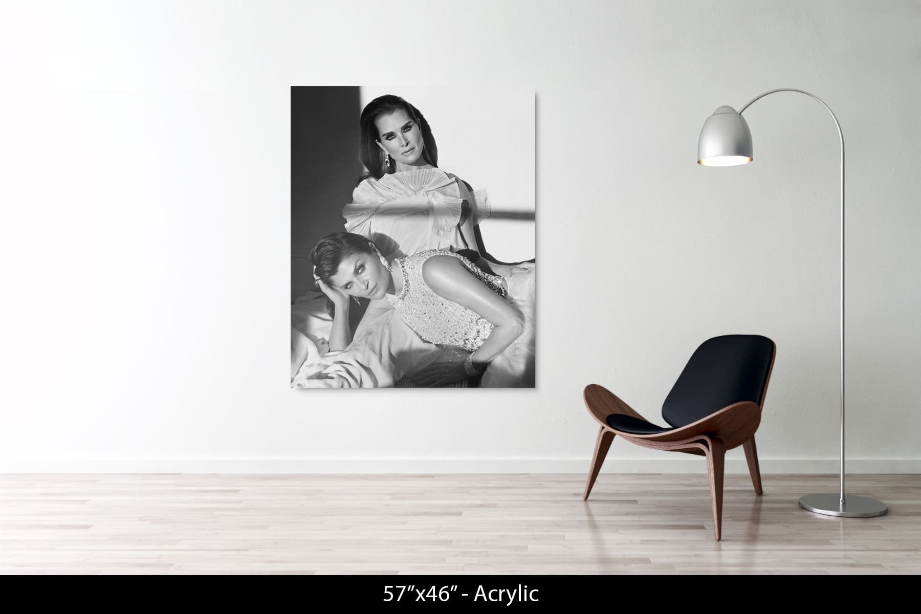 Brooke Shields & Helena Christensen for L’Officiel Italia