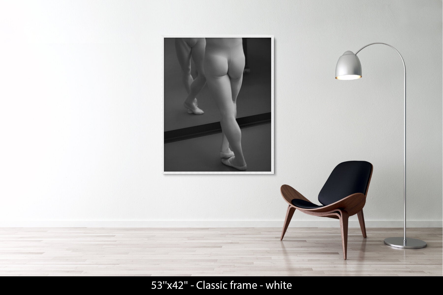 Gonzalo’s legs in a mirror, New York City Ballet, 2013