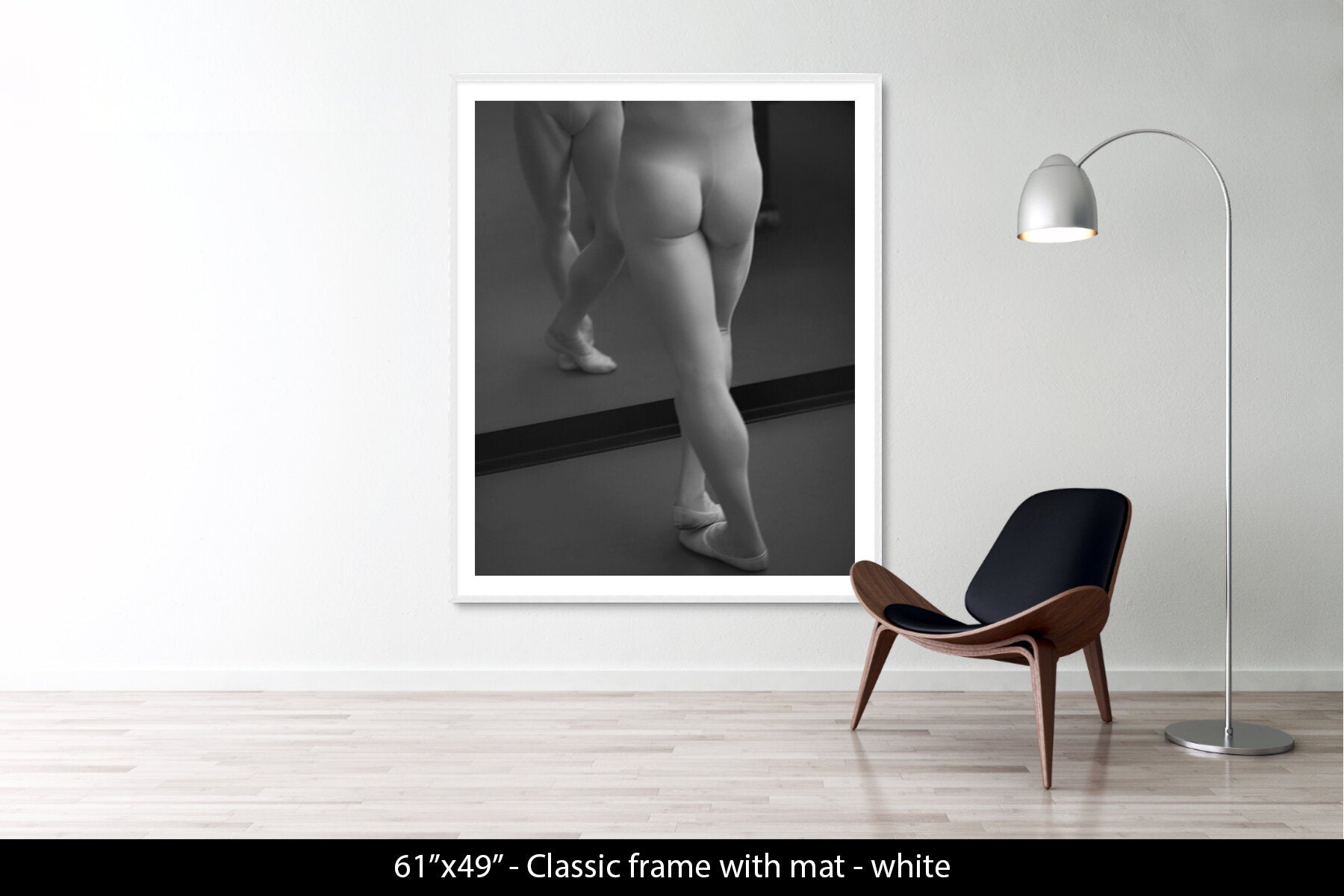 Gonzalo’s legs in a mirror, New York City Ballet, 2013