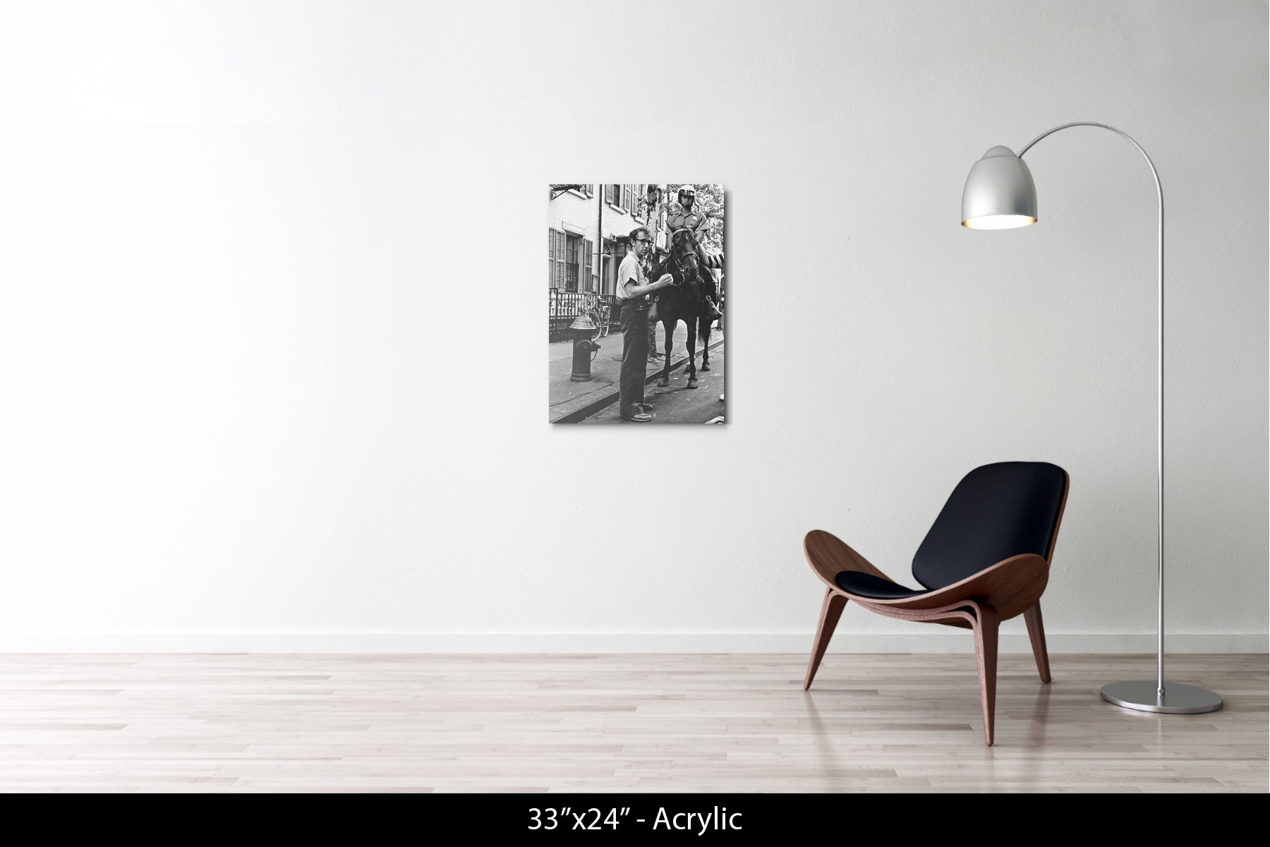 WOODY ALLEN AND NYPD MOUNTED UNIT