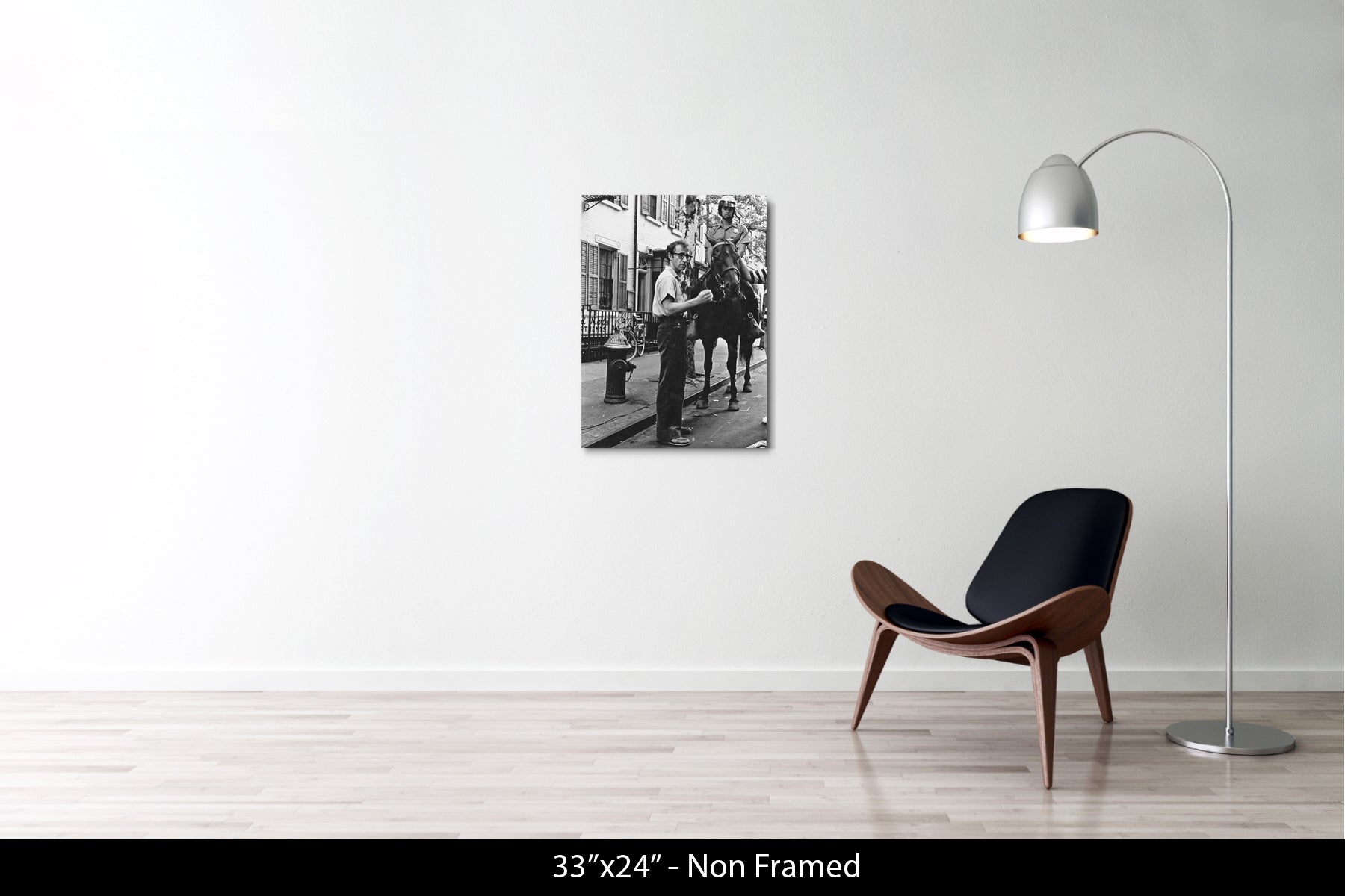 WOODY ALLEN AND NYPD MOUNTED UNIT