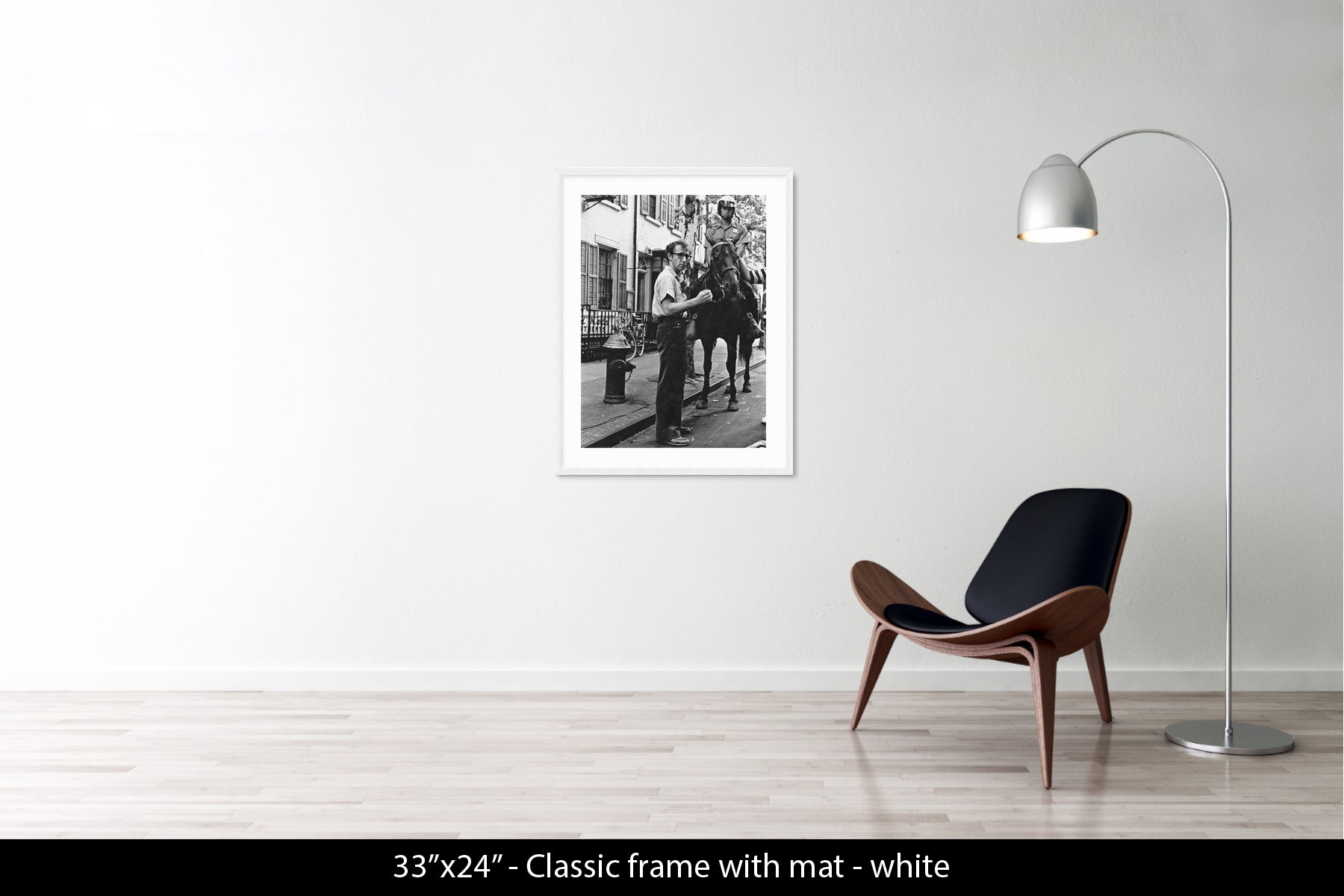 WOODY ALLEN AND NYPD MOUNTED UNIT