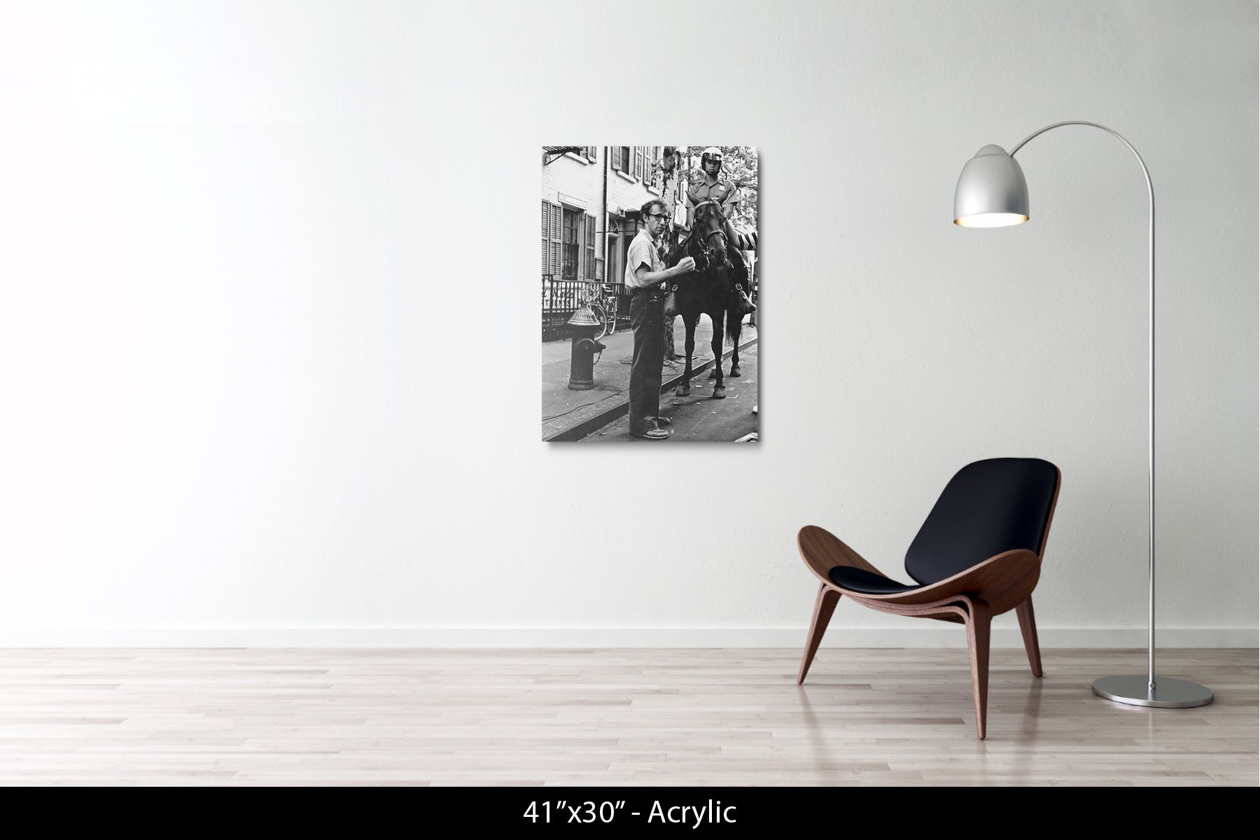 WOODY ALLEN AND NYPD MOUNTED UNIT