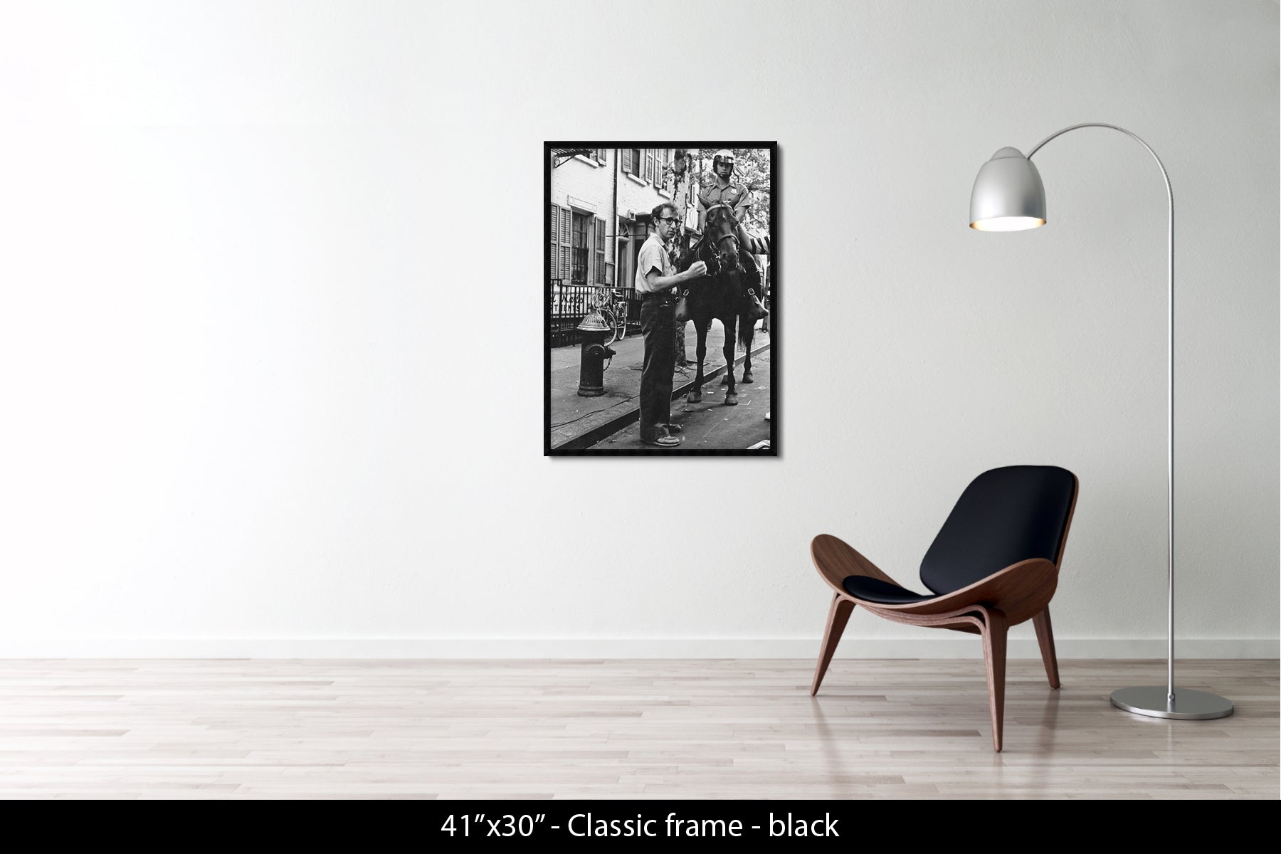 WOODY ALLEN AND NYPD MOUNTED UNIT