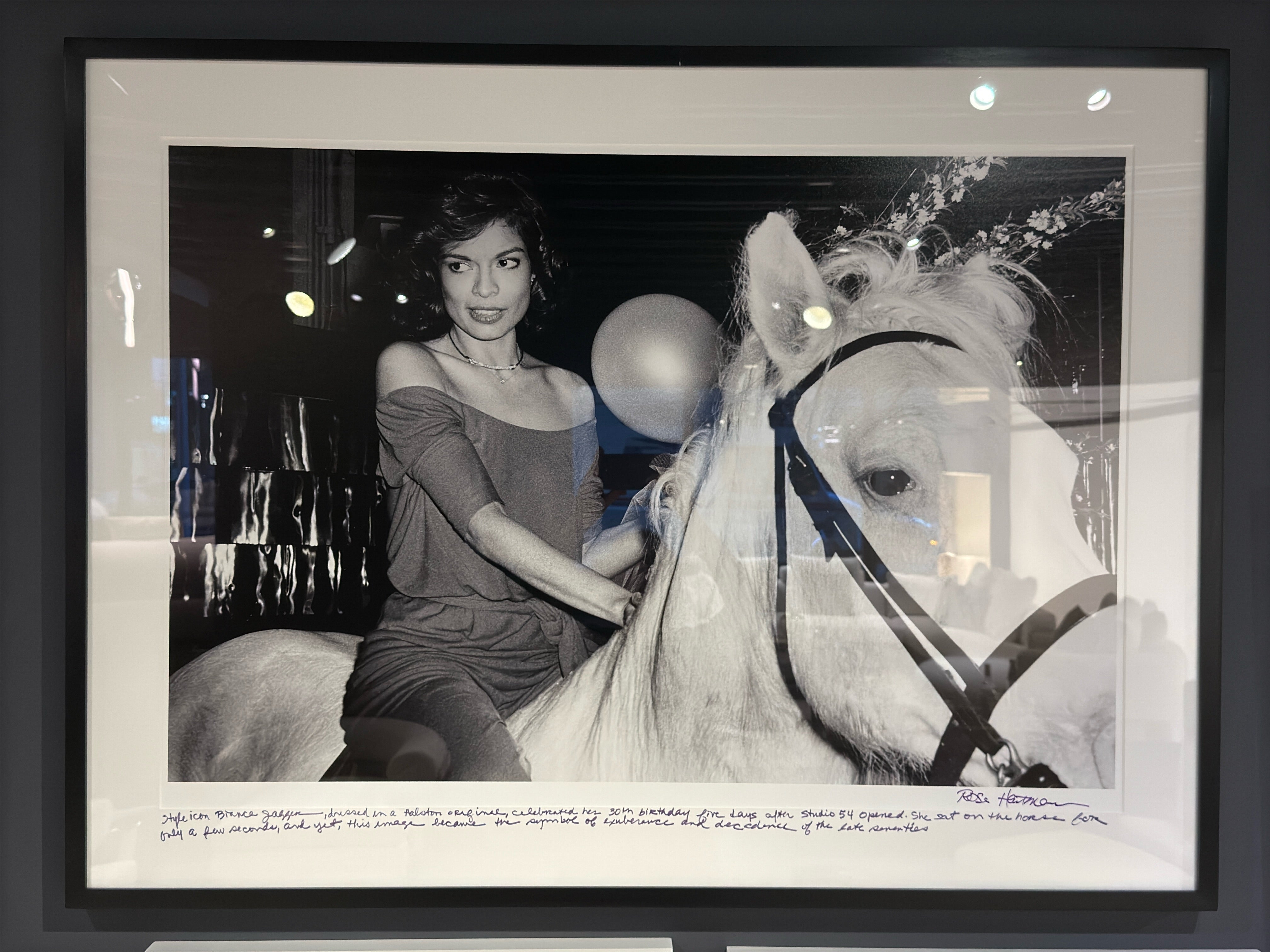 BIANCA JAGGER, STUDIO 54
