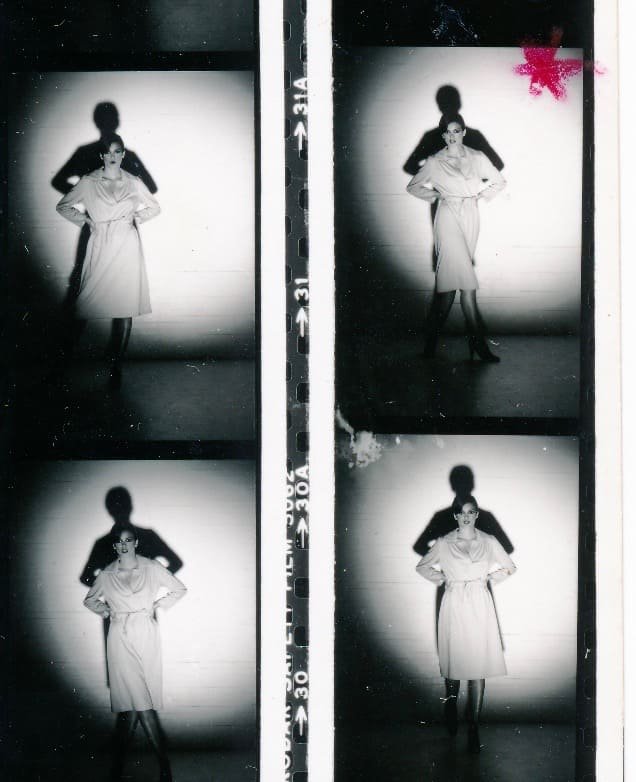 Gia in the spotlight 1, contact sheet