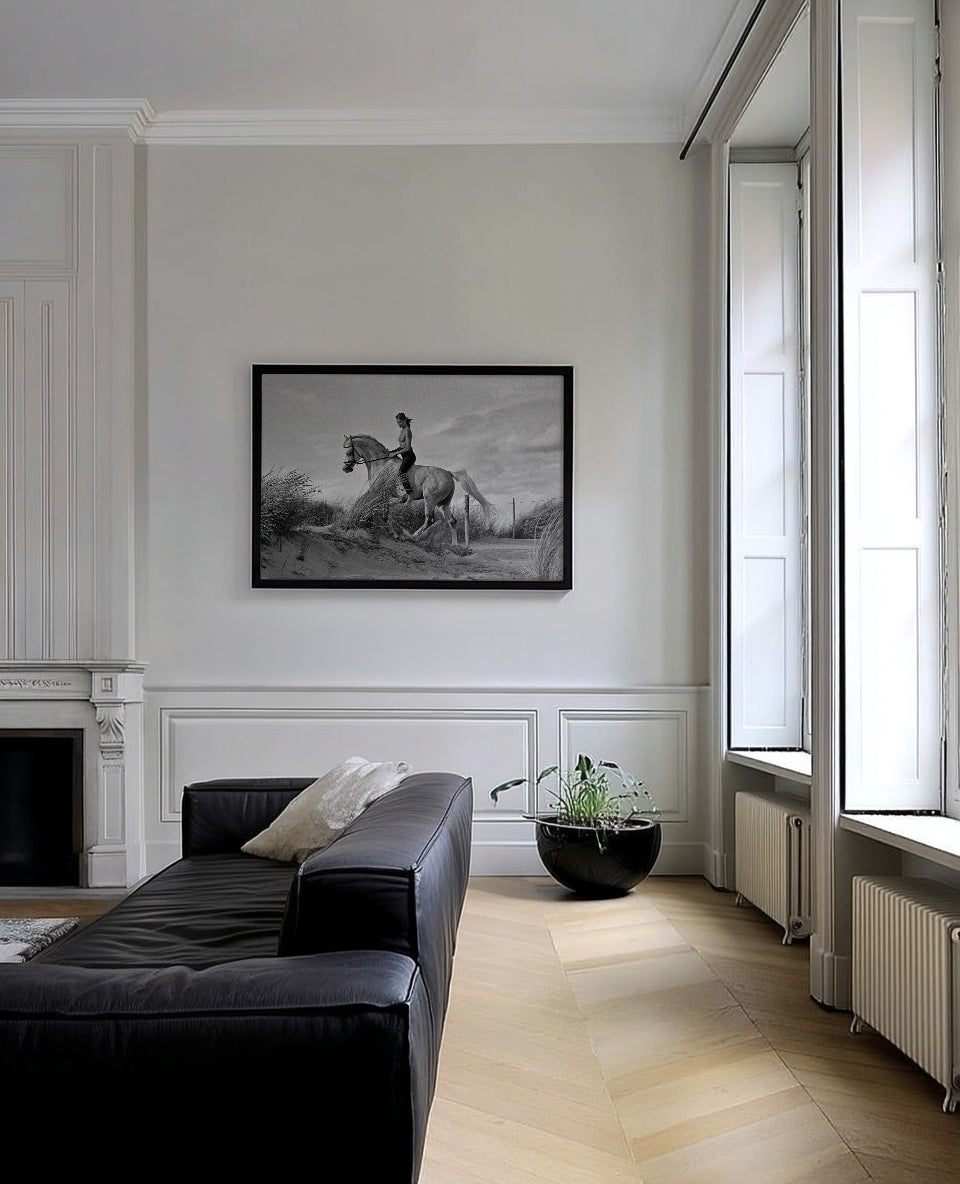 Sandrine, Cavalière, Camargue 1997