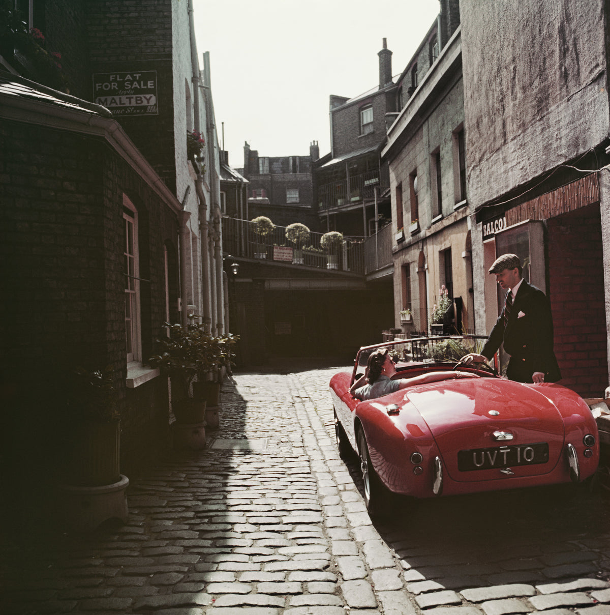 Slim Aarons, Sports Car Couple, 1955